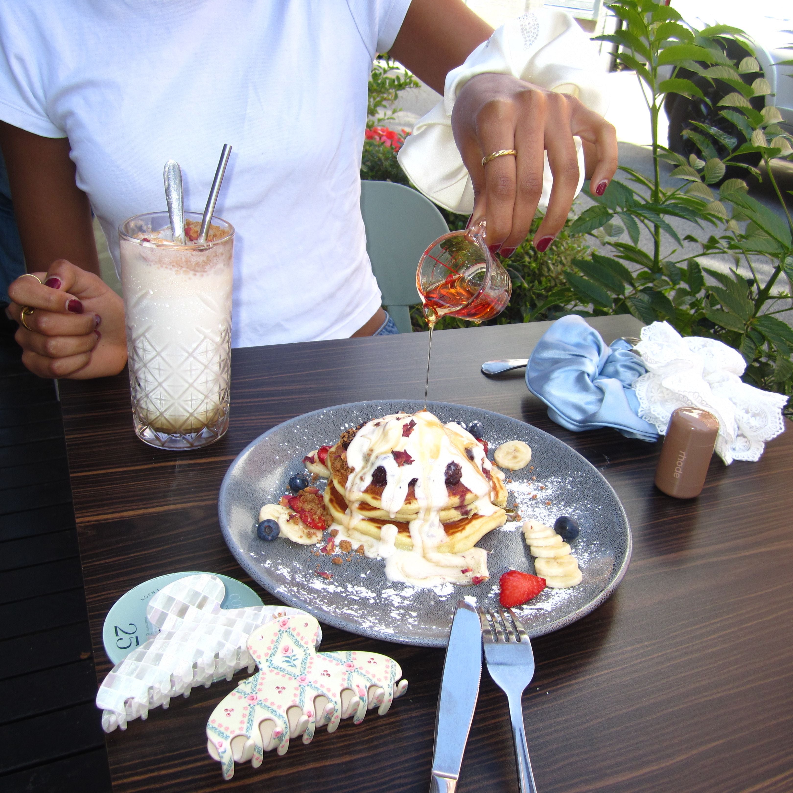 BLUE BUBBLES SCRUNCHIE