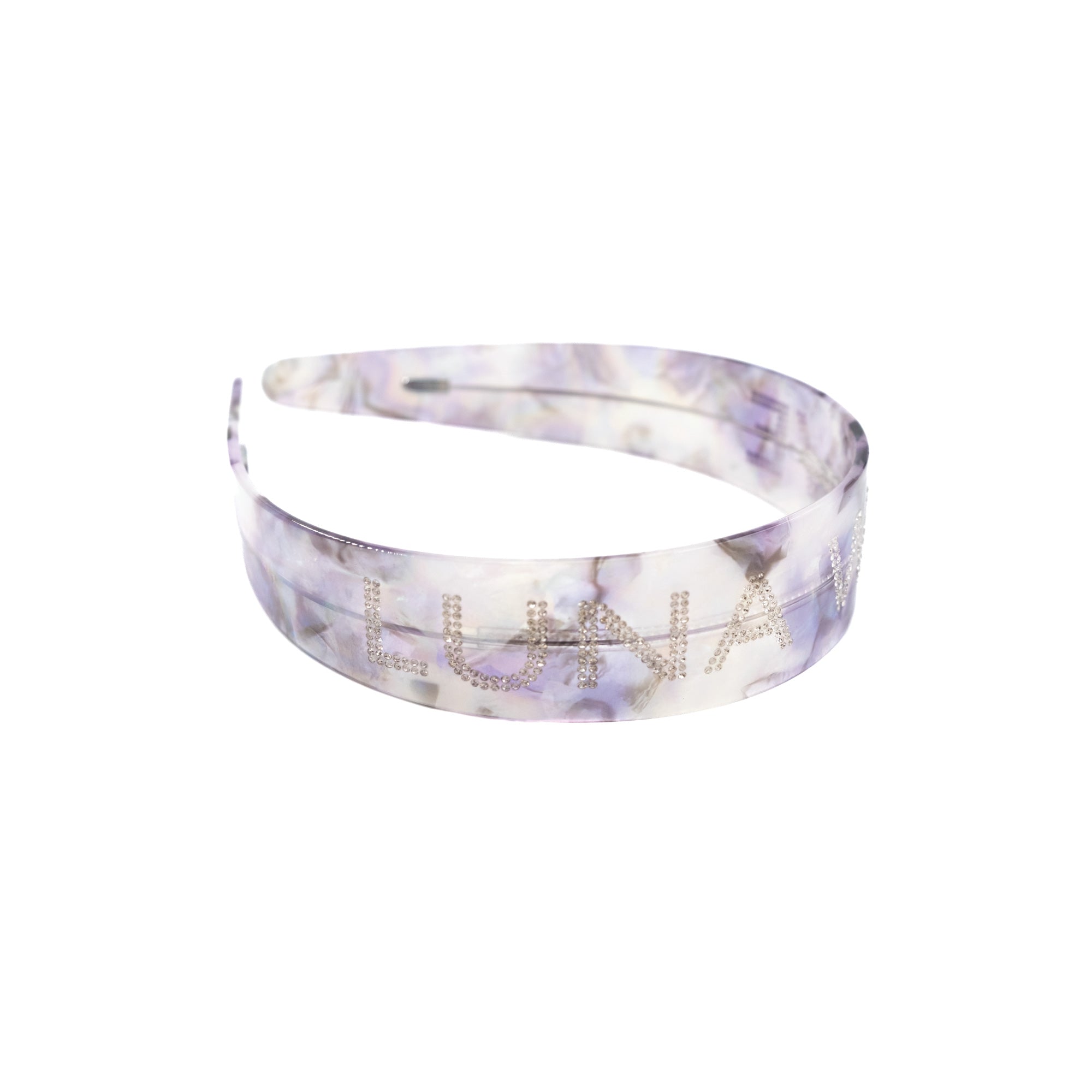 Luna Wave violet marble acetate signature headband