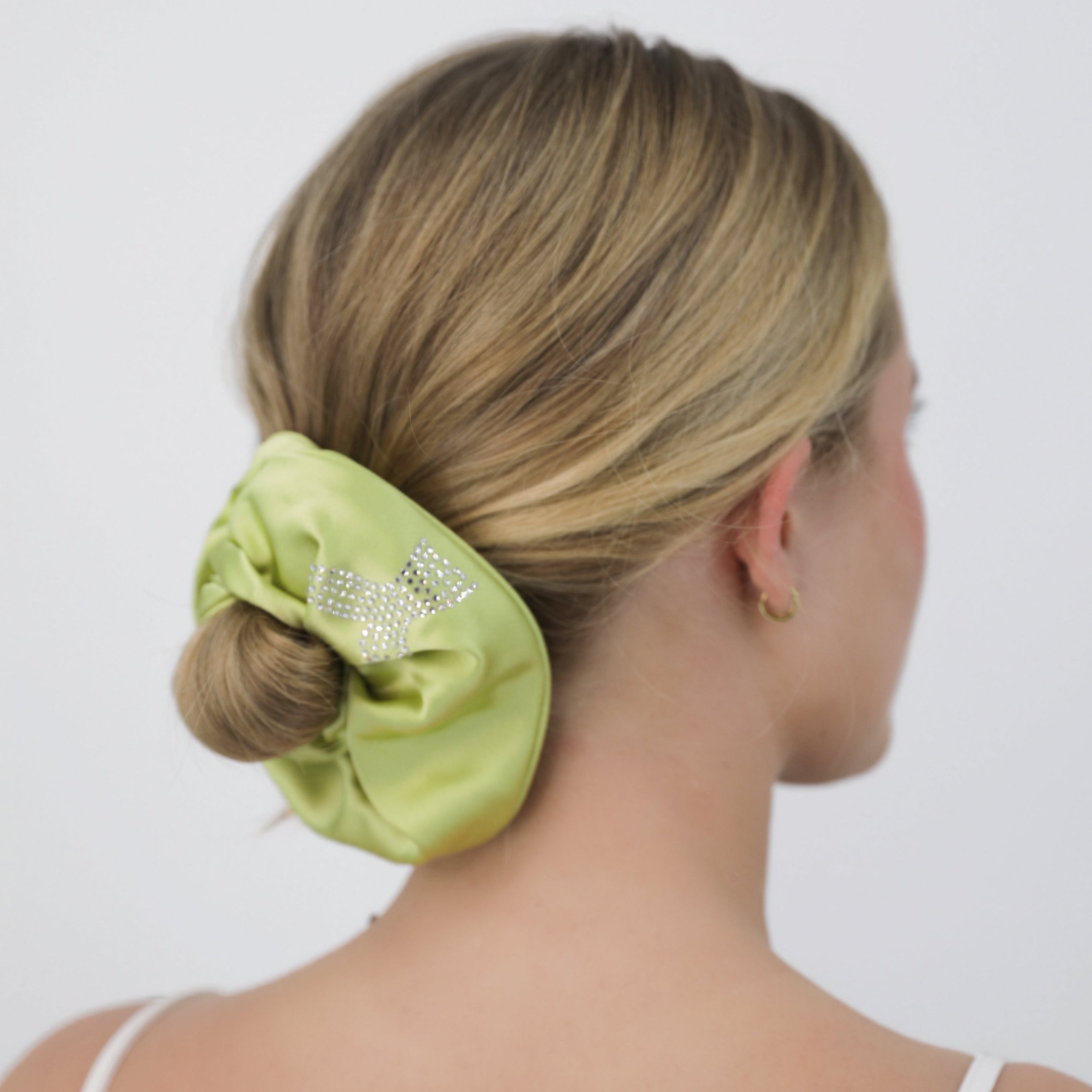 Luna Wave green bubbles scrunchie