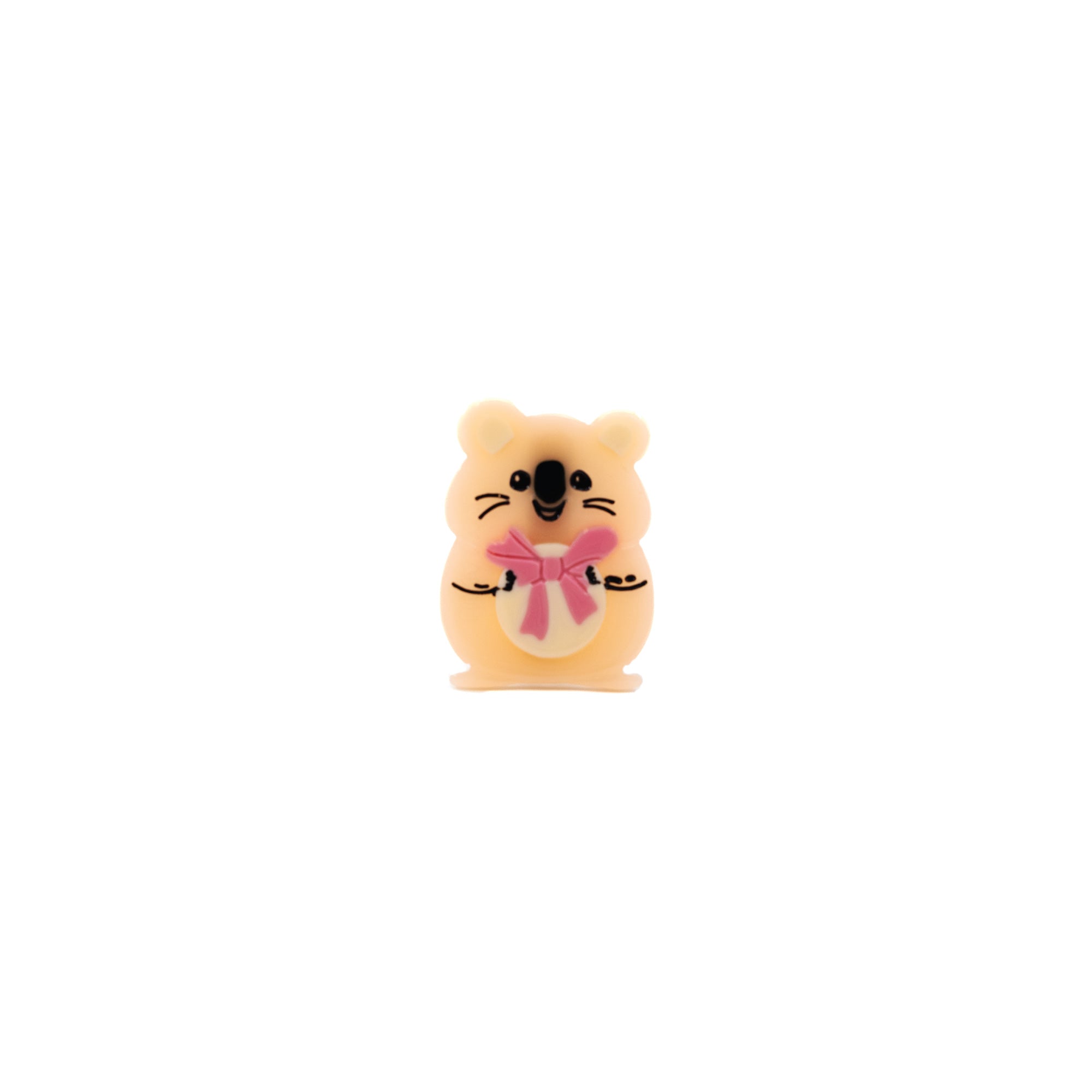 Luna Wave pink quokka side clip for getting ready