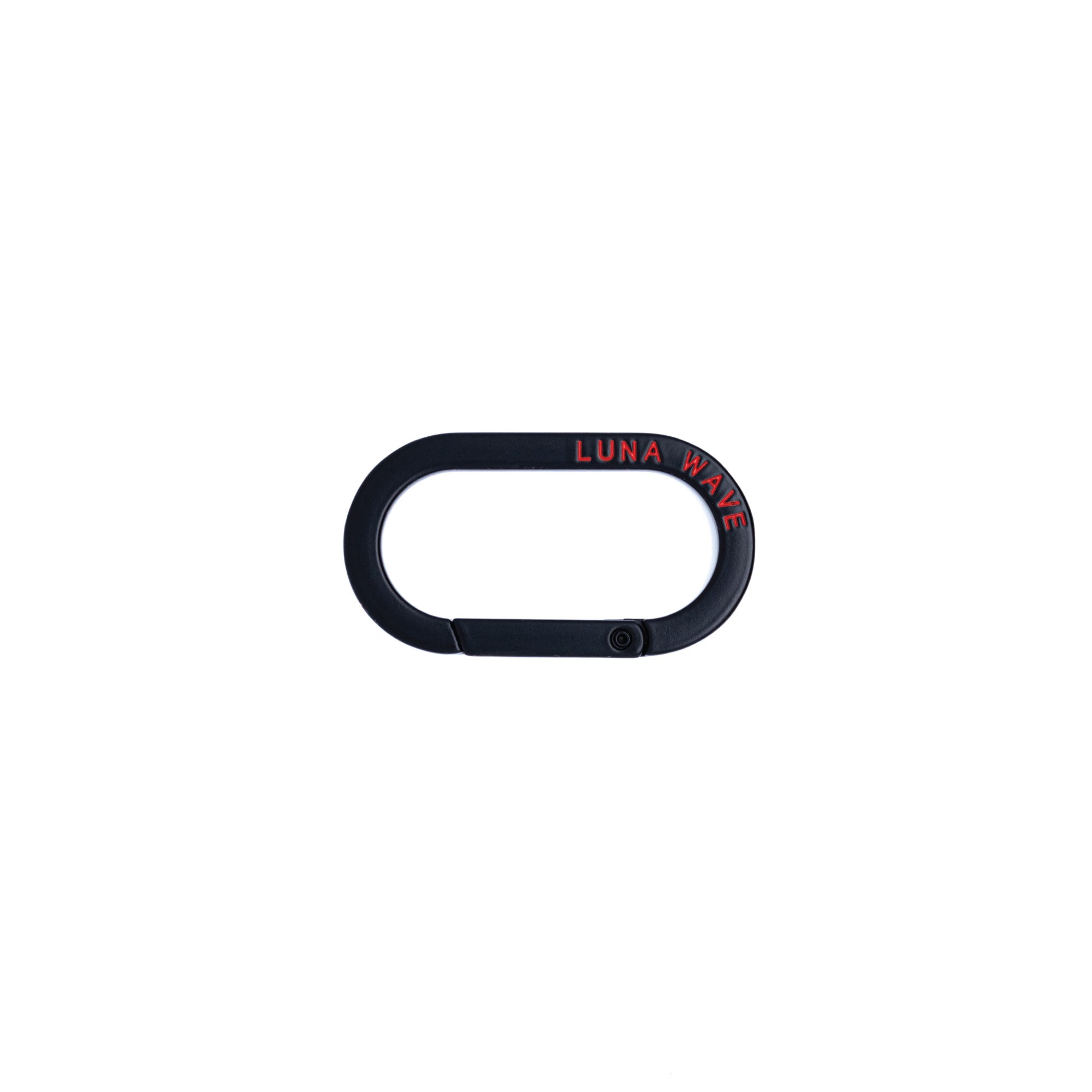 Luna Wave black core loop carabiner key clip